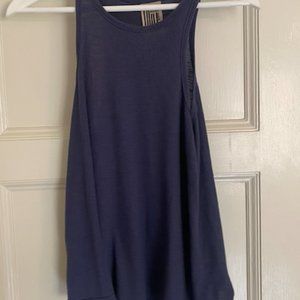 FREE PEOPLE - navy razorback tank - small